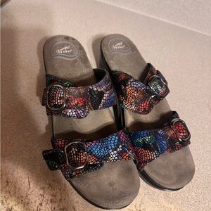 Dansko Multicolor Buckle Sandals eu 39
